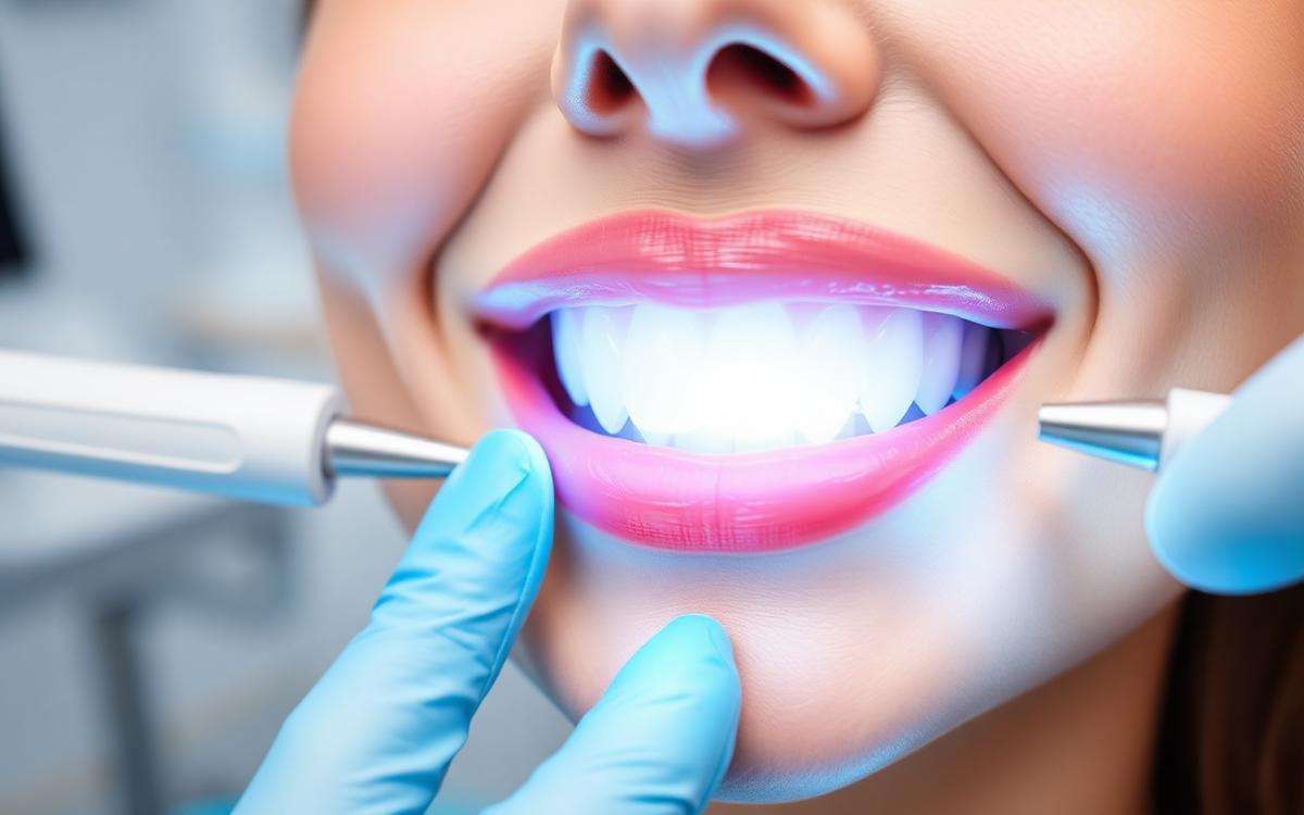 Tratamiento de blanqueamiento dental profesional en clínica de Málaga